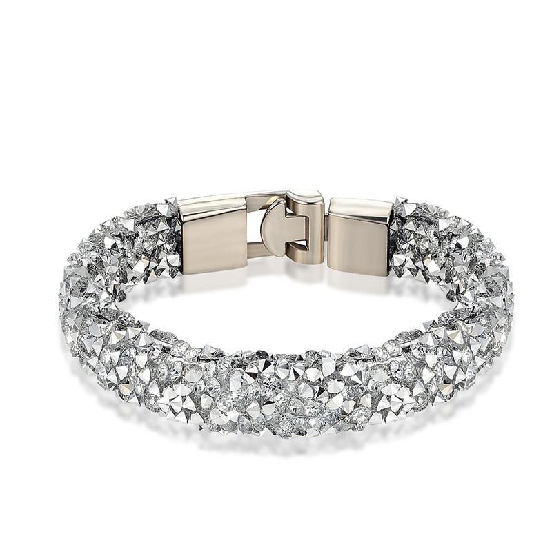 New Modern Fashion Luxury Crystal Shiny Bracelet Amazing Copper Alloy Elegant Bracelet Valentine's Day For Women - SJB-DIAMOND ELITES