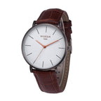 Stylish And Simple Temperament Men CLassic Luxury Watch Relogio Masculino With Leather Watch - SJB-DIAMOND ELITES
