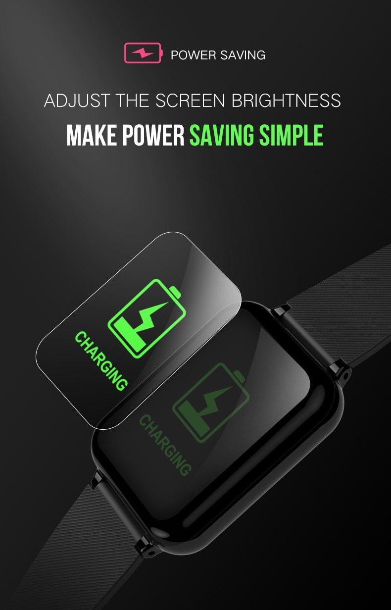 Modern B57 Smart Watch With Waterproof IP67 Protection and Heart Rate Monitor & Blood Pressure Sport Unisex Watch For Men and Women Smartwatch - SJB-DIAMOND ELITES