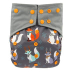 All-In-One  Cloth Diaper for Baby Bamboo Charcoal Eco-friendly Baby Cloth Diaper
