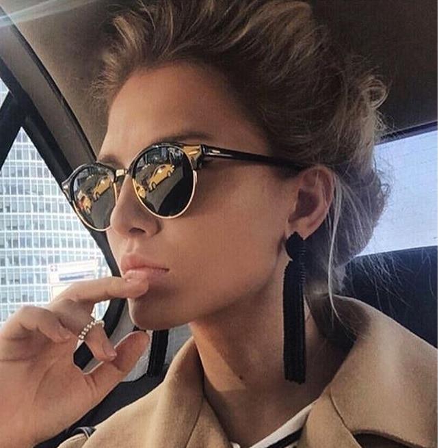 NEW Famous Hit Trend New Elegant Luxury Unisex Retro and Modern Men and Woman Vintage Sunglasses With Polarized Glasses and UV400 Sun Protection - SJB-DIAMOND ELITES