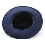 Vintage Winter Autumn Woolen Women Men Belt Buckle Fedora Hat Classic Wide Brim Floppy Hat Retro Warm Top Hat Vintage Cap Women Fedoras Durable Hat