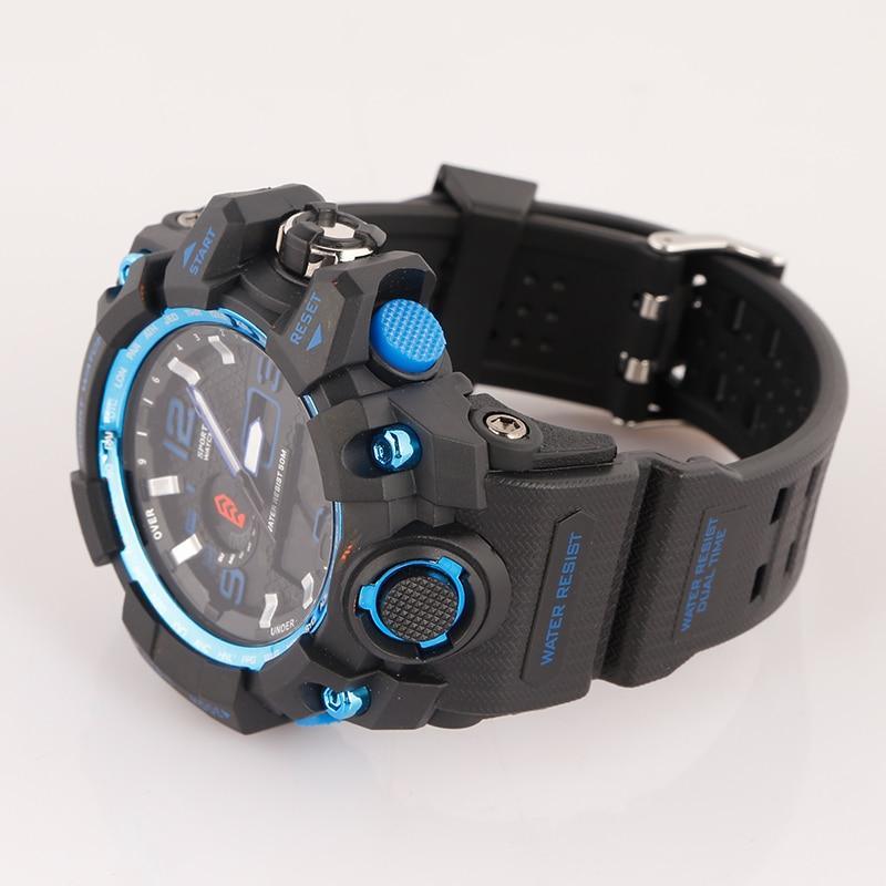Popular Men Military Army Mens Watch With Led Digital Display Analog Automatic Watch for Men and Woman Sport watch - SJB-DIAMOND ELITES