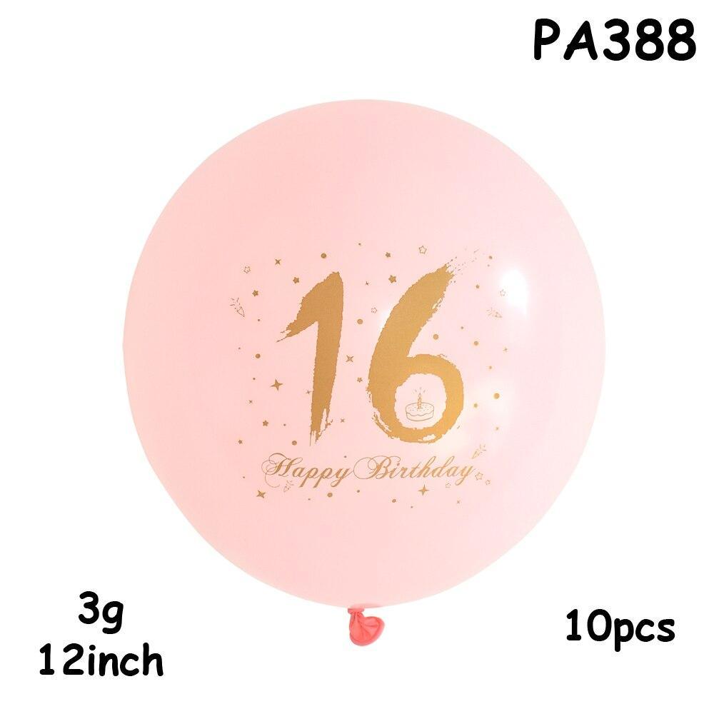 Luxury NEW High Quality Decor Ballons 10/20/30/40pcs Happy Birthday Balloon Latex Ballon Inflatable Birthday Party Decoration Baloons Anniversaire - SJB-DIAMOND ELITES