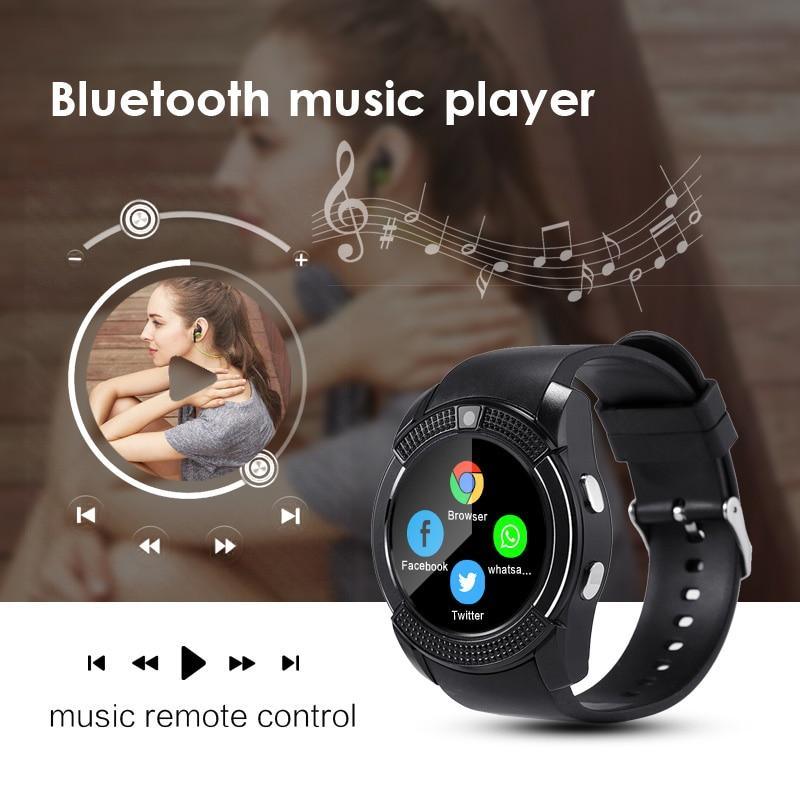 Famous Sport Men Smart Watch WIth SIM card For Android and IOS sistems With Camera Rounded Answer Call Dial Call Smartwatch and  Heart Rate Fitness Tracker - SJB-DIAMOND ELITES