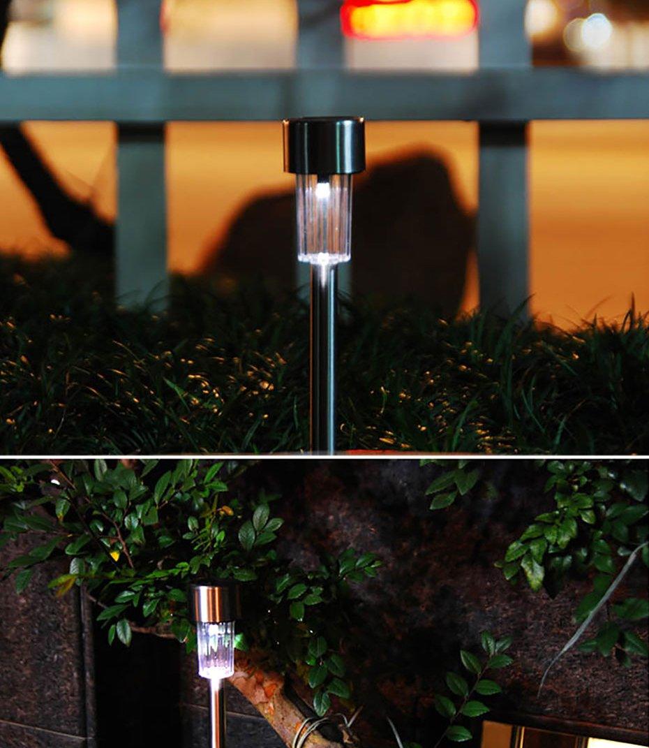 Garden Premium LED Solar Luxury Stainless Steel Lights For Yard Pathway Walkway More Pieces Outdoor - SJB-DIAMOND ELITES