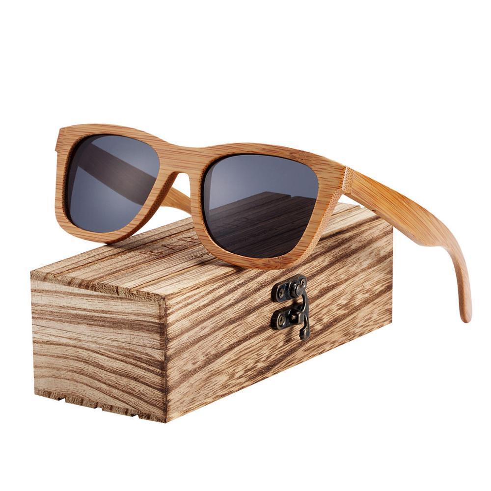 Handmade Bamboo Wood Luxury Retro Men and  Women Polarized Sunglasses Beach Wooden Glasses Oculos de sol With UV400 Protection l - SJB-DIAMOND ELITES