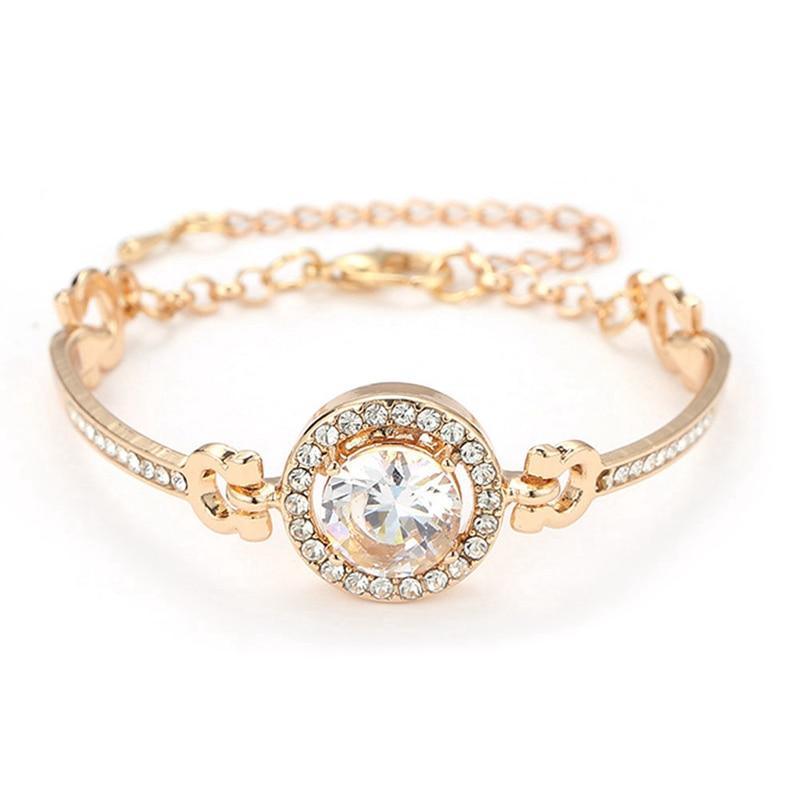 Luxury Diamond Shiny Fashion Luxury Jewelry  Zircon Multi-Layer Bangle Bracelet High Quality Rhinestone Charm Bracelet for Women and Girls - SJB-DIAMOND ELITES