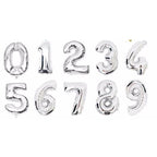 Big 32 Inch Number Foil Balloons Gold Silver Blue Digital Globos For Wedding Birthday Party Decoration In NEW Luxury Style - SJB-DIAMOND ELITES