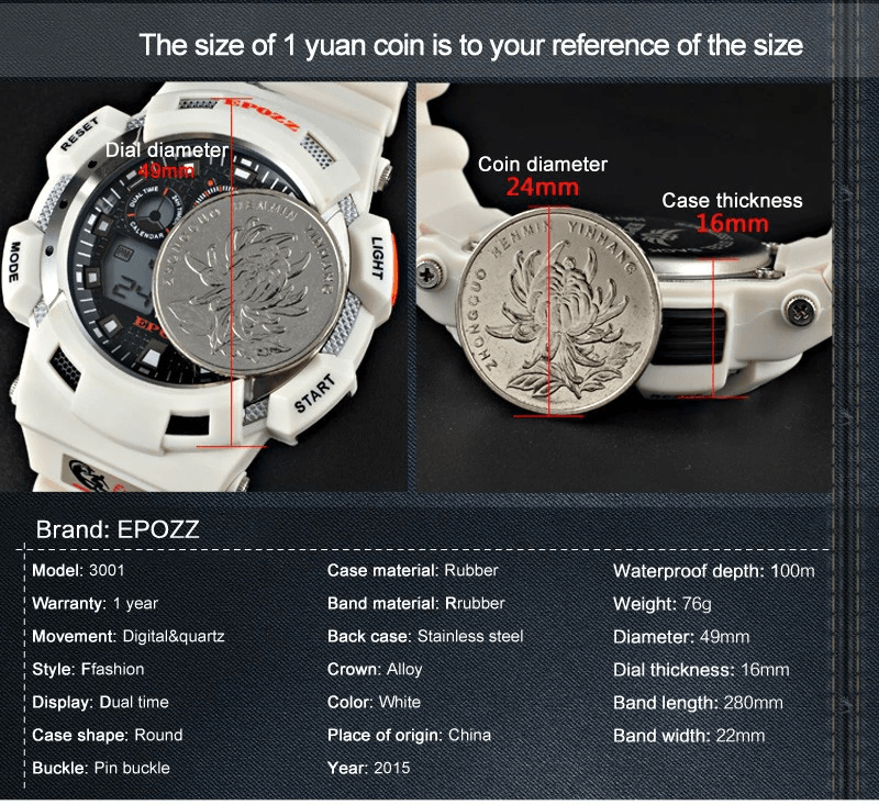 STEVVEX Fashion Luxury G Style Military Men's Sports Digital Watch Male Analog Wristwatch Diver For Men's and Boys - SJB-DIAMOND ELITES