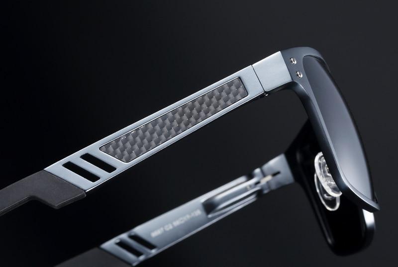 Trending Styles Aluminium Magnesium Square Men Luxury Sport Sunglasses Polarized Sunglasses for Men With UV400 Eyewear Protection Oculus de sol - SJB-DIAMOND ELITES
