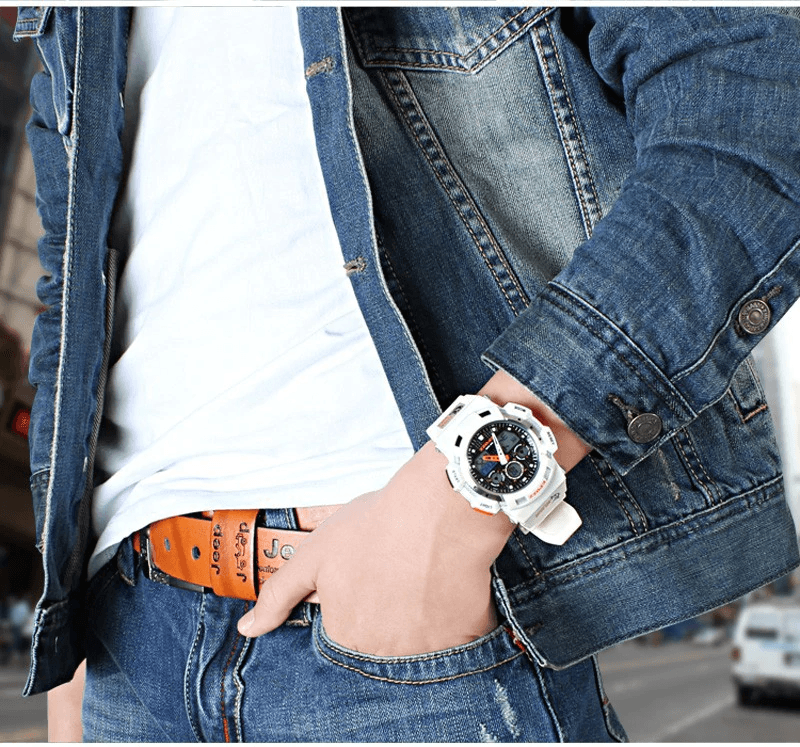 STEVVEX Fashion Luxury G Style Military Men's Sports Digital Watch Male Analog Wristwatch Diver For Men's and Boys - SJB-DIAMOND ELITES