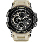 Orange Modern Sport  Waterproof 50M Men Watches With LED Digital Display In Military Armi Relogio Masculino Style - SJB-DIAMOND ELITES