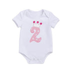 Baby Girls Cotton Rompers 1st Birthday Party Costumes Newborn Cotton Jumpsuit Infant For Girls