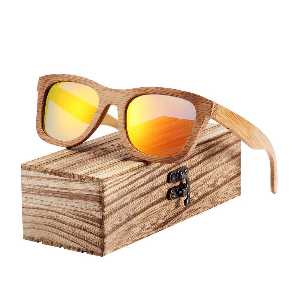 Handmade Bamboo Wood Luxury Retro Men and  Women Polarized Sunglasses Beach Wooden Glasses Oculos de sol With UV400 Protection l - SJB-DIAMOND ELITES