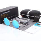New Steampunk Sunglasses Round Glasses Brand Designer Gothic Glasses Polarized Eyewear For Women and Men With UV400 Protection - SJB-DIAMOND ELITES