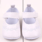 Black Soft Newborn Baby Girl Shoes Prewalker First Walkers Lovely Sneakers Infant Kids Girls Princess Shoes Stevvex
