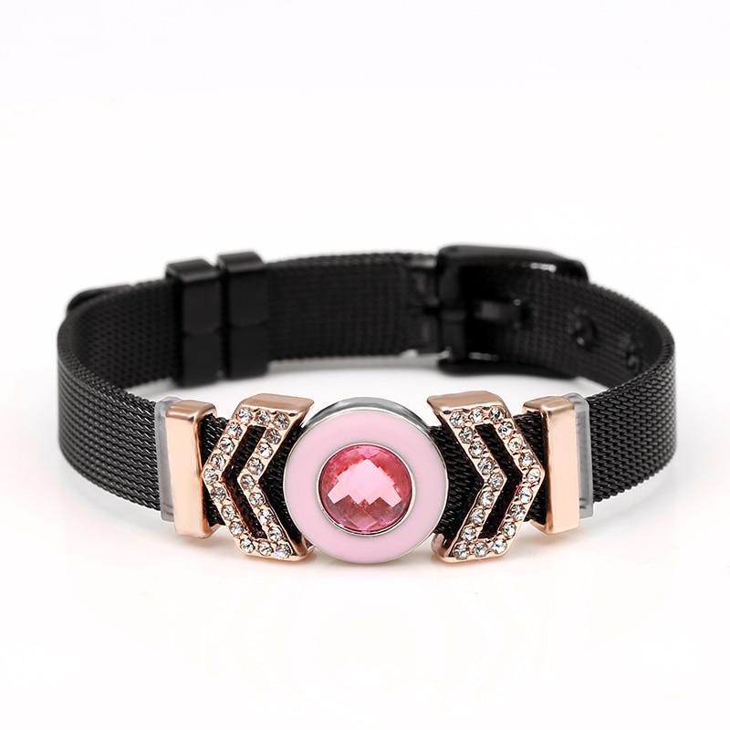 Two-tone Stainless Steel  Bracelets For Women Men Golden Love Heart Beaded  Ribbon  Bracelet & Bangle Gifts - SJB-DIAMOND ELITES
