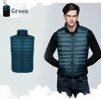 NewBang Men Sleeveless Warm Vest Ultra Light Down Vest Man Winter Solid Sleeveless Jacket Men's Lightweight Waterproof Vests