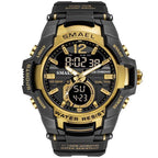 Modern Luxury Sport Watch For Men Fashion Casual Alarm Clock 50M Waterproof In Military Chrono Dual Display Style Wristwatches Relogio Masculino - SJB-DIAMOND ELITES