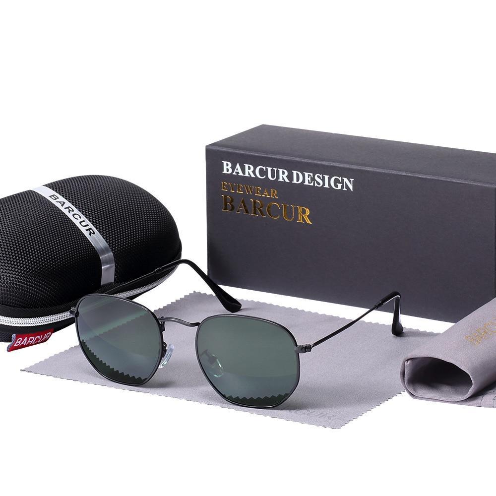 New  Luxury and Elegant Reflective Universla Sunglasses for Men and  Women Stainless Steel Frame Eyewear Mirror Hexagon Glasses With UV400 Protection - SJB-DIAMOND ELITES
