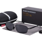 Luxury Elegent Vintage Retro Brand Designer Polarized Sunglasses Square Classic Shades Glasses WIth  UV400 Protection - SJB-DIAMOND ELITES