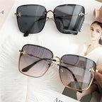 NEW 2021 Popular brand  Oversize Square Sunglasses For Women and Ladies  Luxury Driving Superstar  Designer Sunglasses With Shades and Gradient Glasses With  UV400 Protection - SJB-DIAMOND ELITES