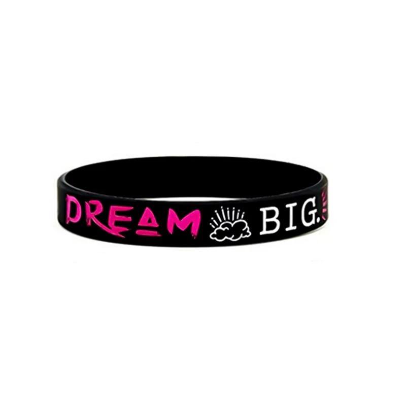 Dream Inspire Motivation Bracelets Silicone Wristbands Cool Style Perfect Gift For Men And Women - SJB-DIAMOND ELITES