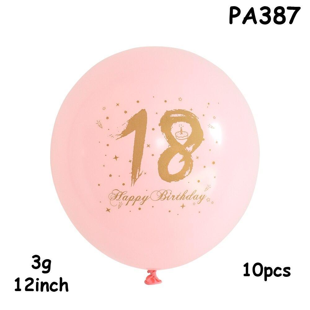 Luxury NEW High Quality Decor Ballons 10/20/30/40pcs Happy Birthday Balloon Latex Ballon Inflatable Birthday Party Decoration Baloons Anniversaire - SJB-DIAMOND ELITES