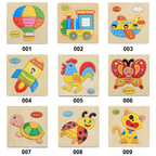 Wooden 3D Stevvex Modern Interesting Baby Learning Puzzles for Children Cartoon Animal Fruit Puzzles Intelligence Kids Children Educational Toy - SJB-DIAMOND ELITES