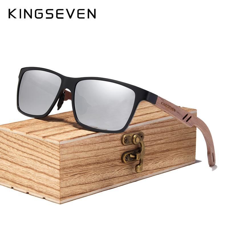 Luxury  Bamboo Wood Design Polarized Elegant High Quality Men Sunglasses Mirror Lens Handmade Fashion UV400 Eyewear Accessories - SJB-DIAMOND ELITES