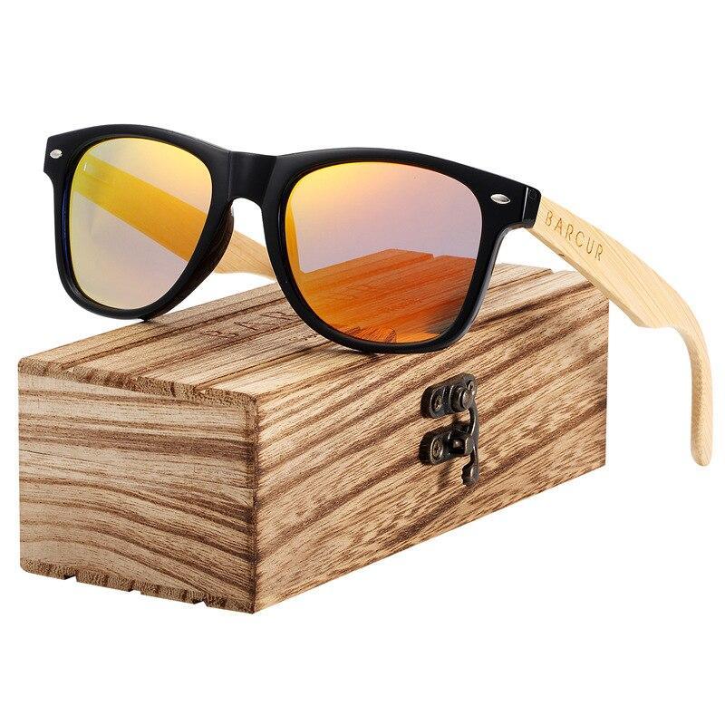 Bamboo Wood Retro and Classis  Handmade Sunglasses For Man and Woman Unisex Polarized  Sunglasses - SJB-DIAMOND ELITES