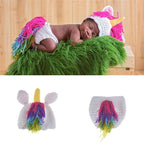 Modern Baby Cap Deer Design Handmade Crochet Deer Costume Set Knitted Hats And Toy For Girls and Boys Kids