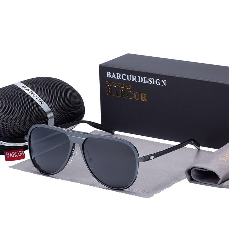 Luxury Elegent Unisex Aluminum Magnesium Sunglasses Polarized Trending Styles Black Sun glasses Sports Eyewear For Women and Men With UV400 Protection - SJB-DIAMOND ELITES