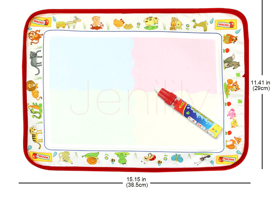 Baby Kids Drawing Water CDarpet with Magic Pen Doodle Painting Picture Water Drawing Play Mat in Drawing Toys Board Gift - SJB-DIAMOND ELITES