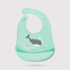 Bibs Waterproof Silicone Feeding Baby Saliva Towel Newborn Cartoon Aprons Baby Bibs Adjustable