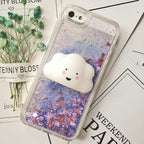 3D  Cat Case For Iphone 5s Se 7 7 Plus Case Liquid Quicksand Glitter Silicone Case For Iphone 8 8 Plus X 6 6s Cover  Rubber Silicone Phone Case Stevvex