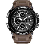 Modern Sport  Waterproof 50M Men Watches With LED Digital Display In Military Armi Relogio Masculino Style - SJB-DIAMOND ELITES