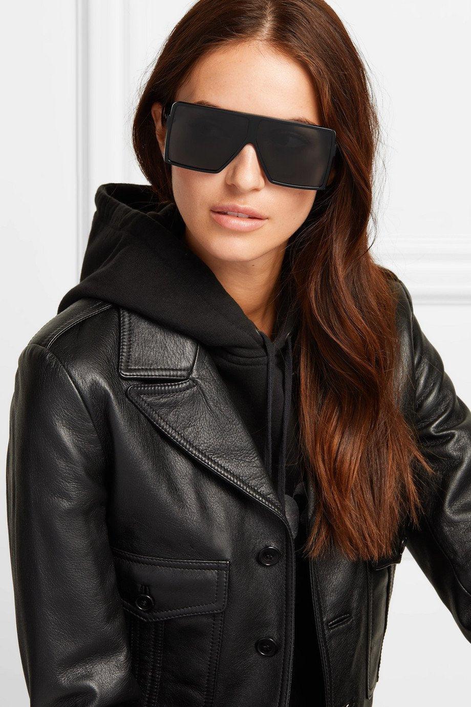 Oversized Modern Luxury Big Frame Square Women Sunglasses New Brand Designer With UV400 Protection Sunglasses oculos masculino - SJB-DIAMOND ELITES