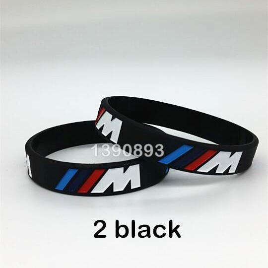 Hologram Bracelet ///M Sport M Power Black White Silicone Wristband Bangle for Auto Club Fans M3 M5 M6 3/5/7 Series - SJB-DIAMOND ELITES