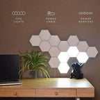 Modern Quantum lamp LED Modular Touch Sensitive Lighting Hexagonal Lamps  Night Magnetic  Light For Creative Decoration Wall - SJB-DIAMOND ELITES