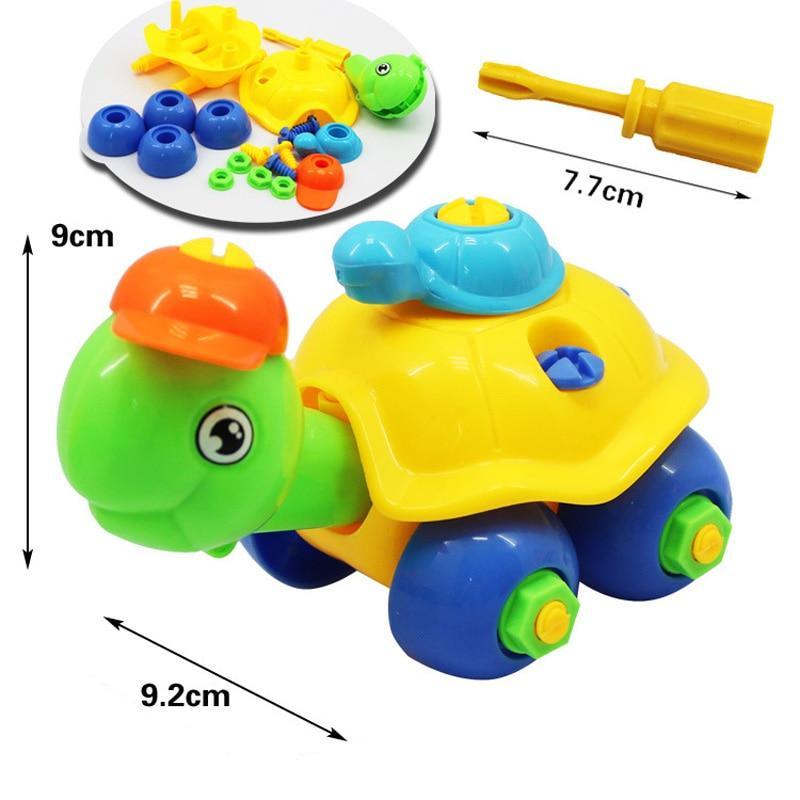 Early Learning Education Screw Nut Group Installed Plastic 3d Puzzle Disassembly Motorcycle Kids Toys for Children Jigsaw - SJB-DIAMOND ELITES