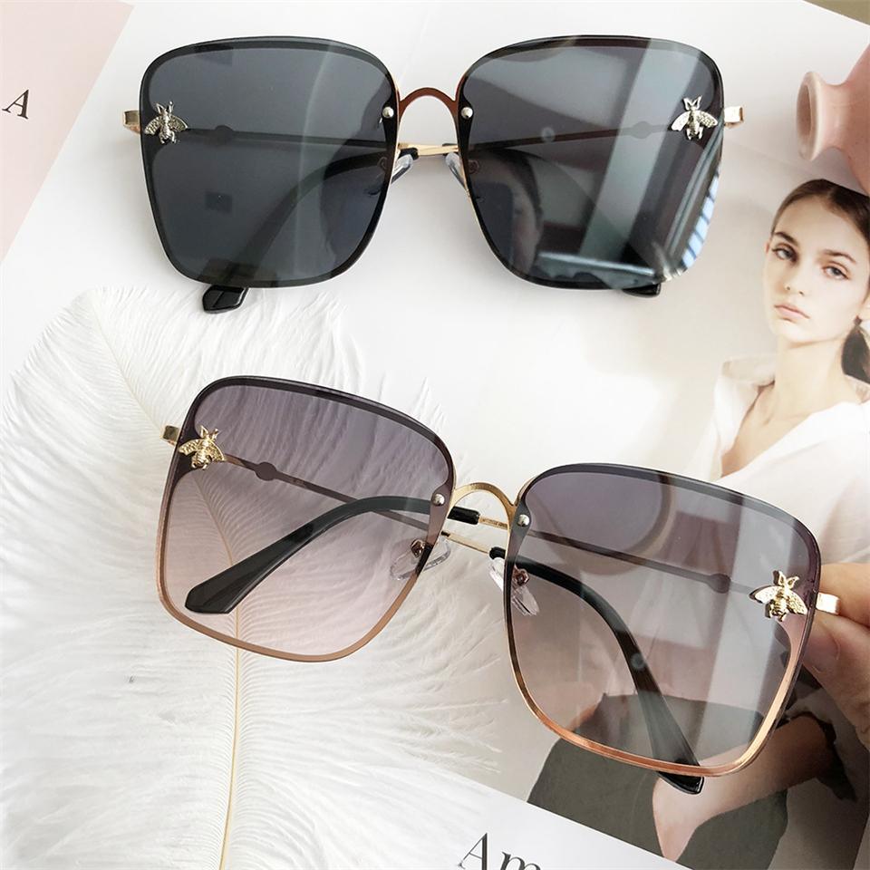 NEW 2021 Popular brand  Oversize Square Sunglasses For Women and Ladies  Luxury Driving Superstar  Designer Sunglasses With Shades and Gradient Glasses With  UV400 Protection - SJB-DIAMOND ELITES