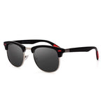 Popular Retro New Polarized Men's Sunglasses UV400 Square Half Metal Frame  Ladies Sunglasses Brand Design Glasses Driving Sunglasses - SJB-DIAMOND ELITES
