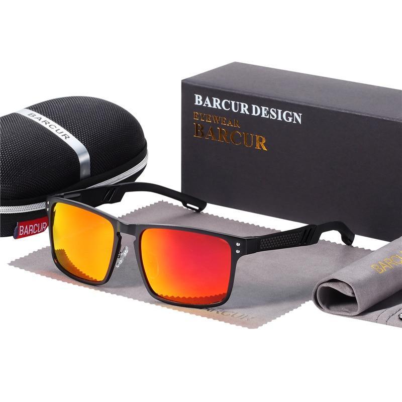 Trending Styles Aluminium Magnesium Square Men Luxury Sport Sunglasses Polarized Sunglasses for Men With UV400 Eyewear Protection Oculus de sol - SJB-DIAMOND ELITES