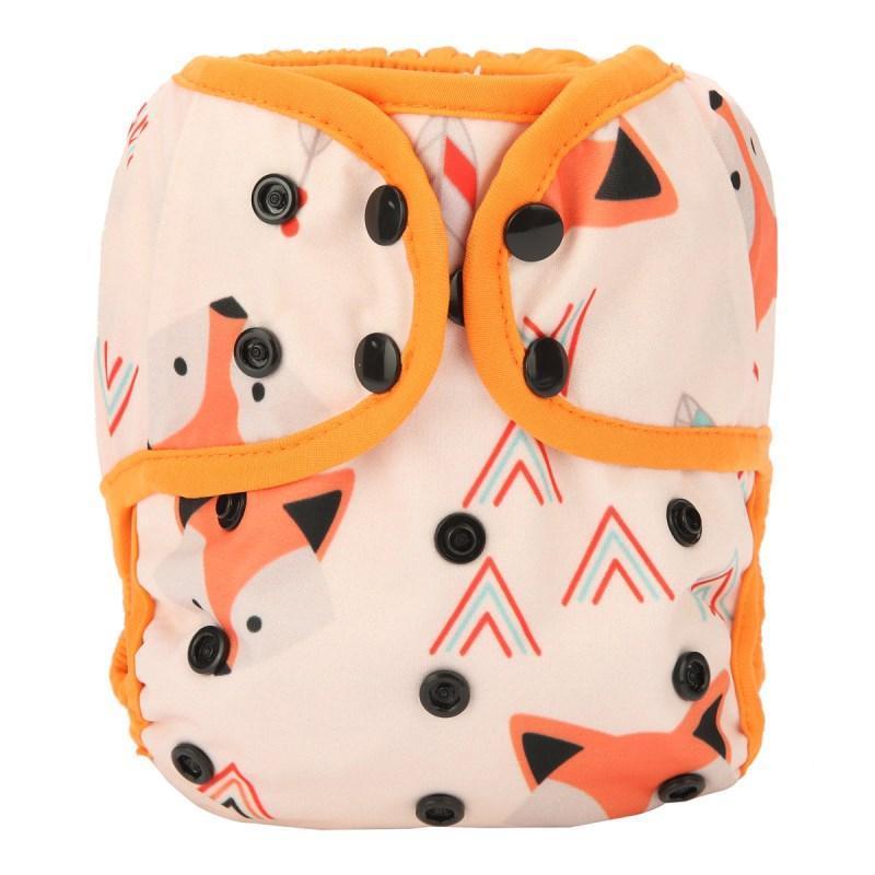 Baby Girl Pink One Size Cloth Diaper Cover Comfortable Nappy With Double Gusset Cartoon Designs Baby Boys Diapers Stevvex