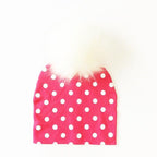 Luxury Modern Baby Hat Cotton Printing Hat With Pompon For Girls Autumn Winter Boys Caps Children Bonnet For Kids