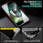 30D Curved Edge Full Cover Protective Glass On The For iPhone 7 8 6 6S Plus Tempered Screen Protector For X XR XS Max Glass Film Tempered Glass Anti Scratch Phone Screen Protector iPhone Glass Stevvex