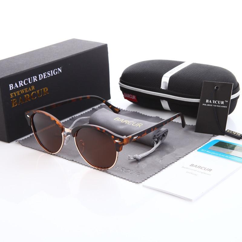 New Retro Round Sunglasses Luxury Brand Eyewear Leopard Sunglasses for Women and Men With UV400 Protection - SJB-DIAMOND ELITES