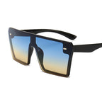 Modern Oversized Square Sunglasses For Lady and Women Luxury Brand Fashion Gafas Shade WIth Mirror Glasses And UV400 Protection - SJB-DIAMOND ELITES